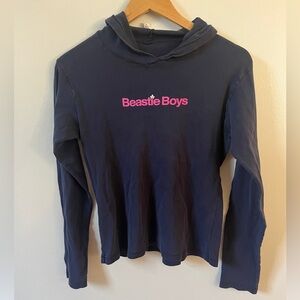 *Rare* Vintage Beastie Boys Long Sleeve Navy Tour Shirt